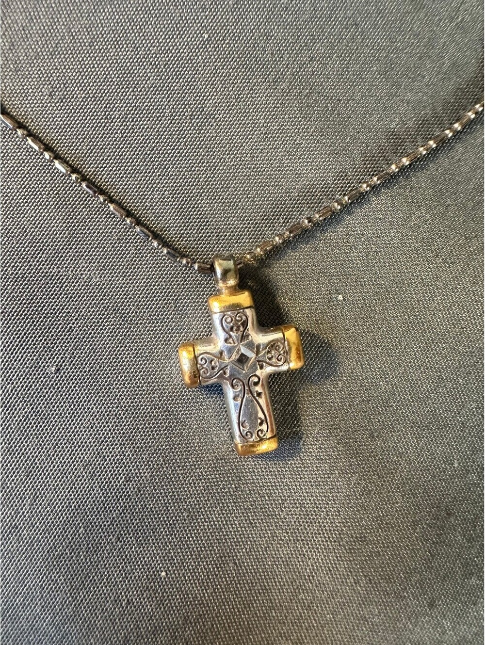 Brighton Venezia Petite Cross Necklace